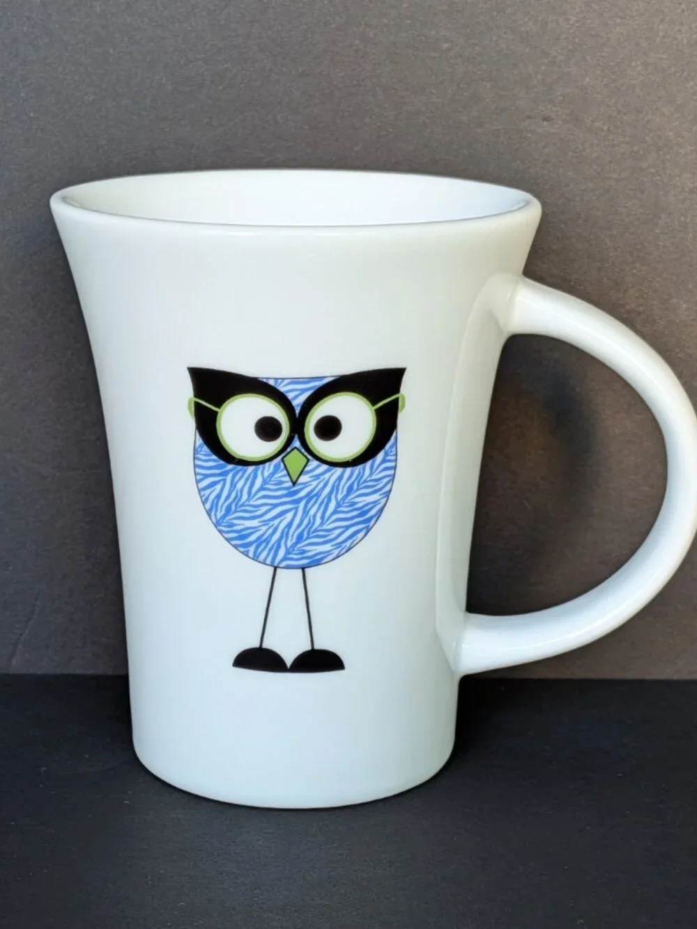 Tara Reid Designs Blue Owl Mug